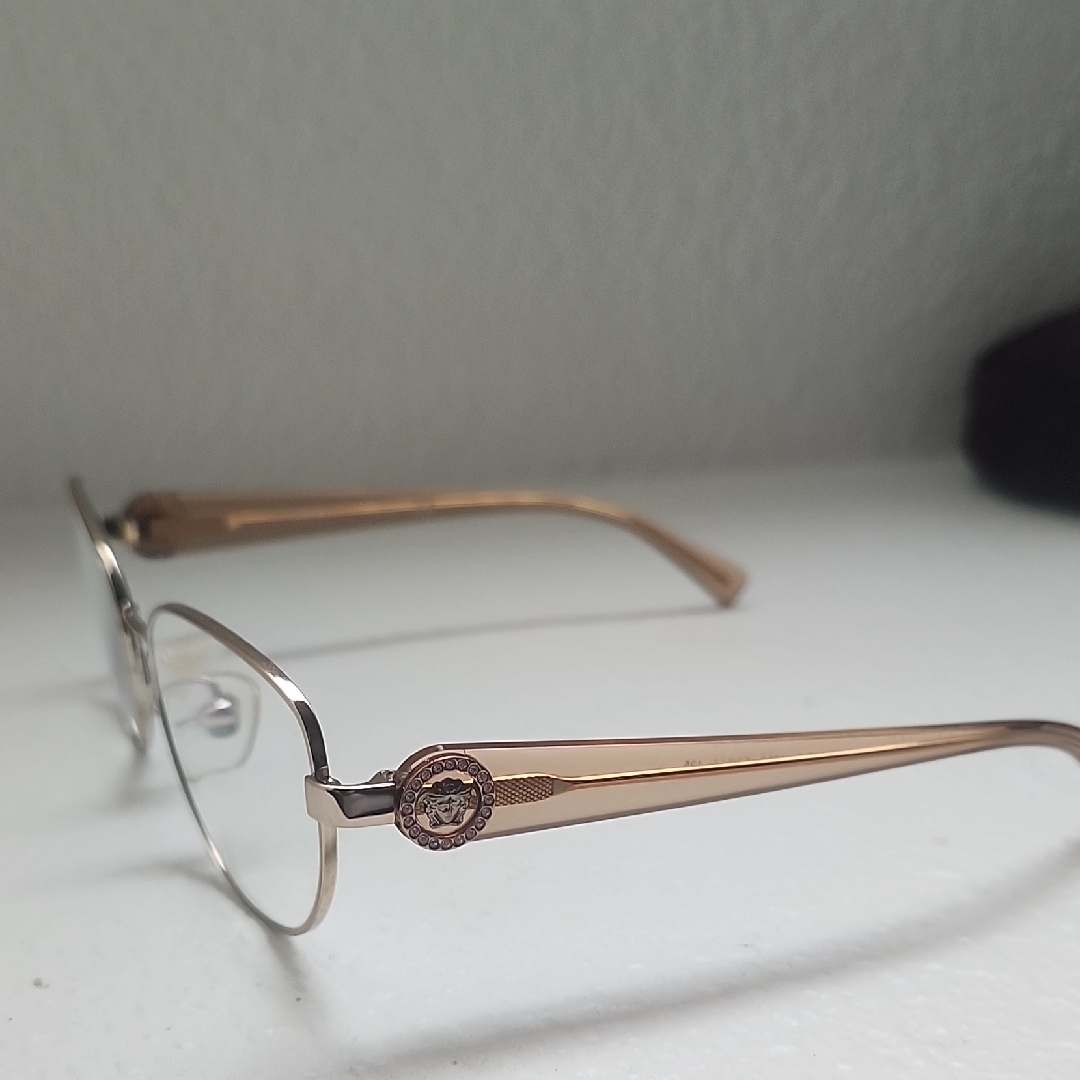 Elegant Rose Gold Women's Versace Glasses